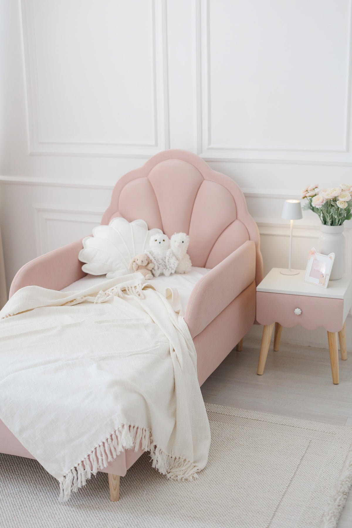 Children's bed Ariel, size 80x160 cm, Powdered — view 8