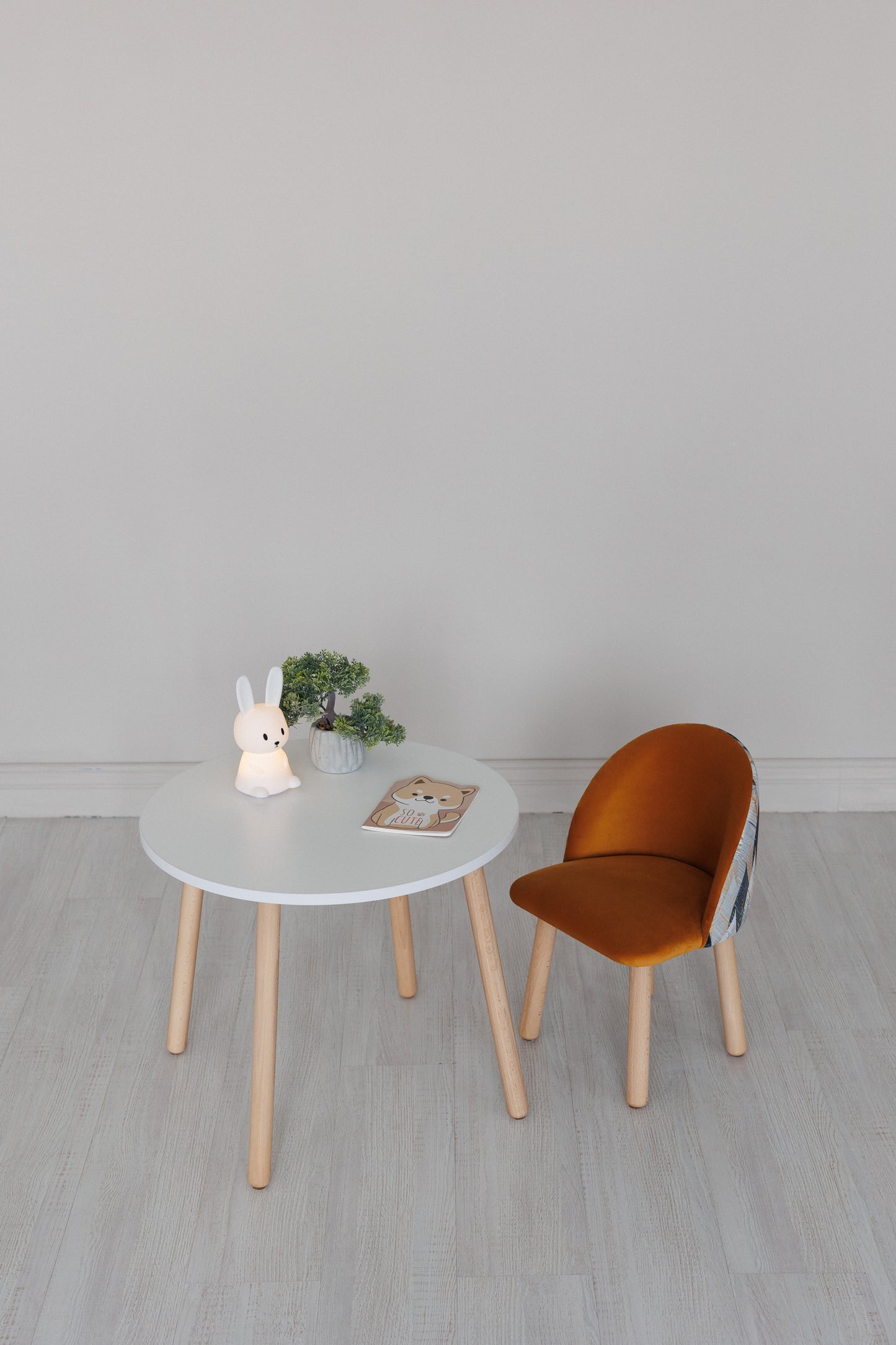 Children's armchair, 2-4 years old, 90-105 cm, Brown and red