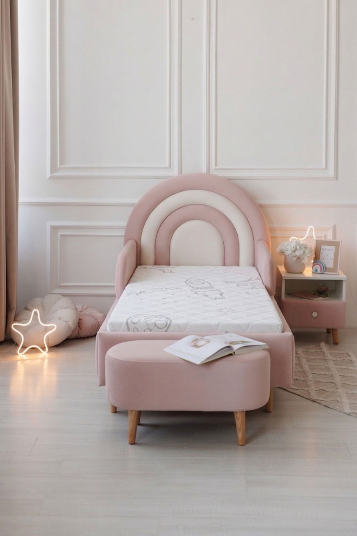 Mattress, size 90x190 cm, Mustard — view 3
