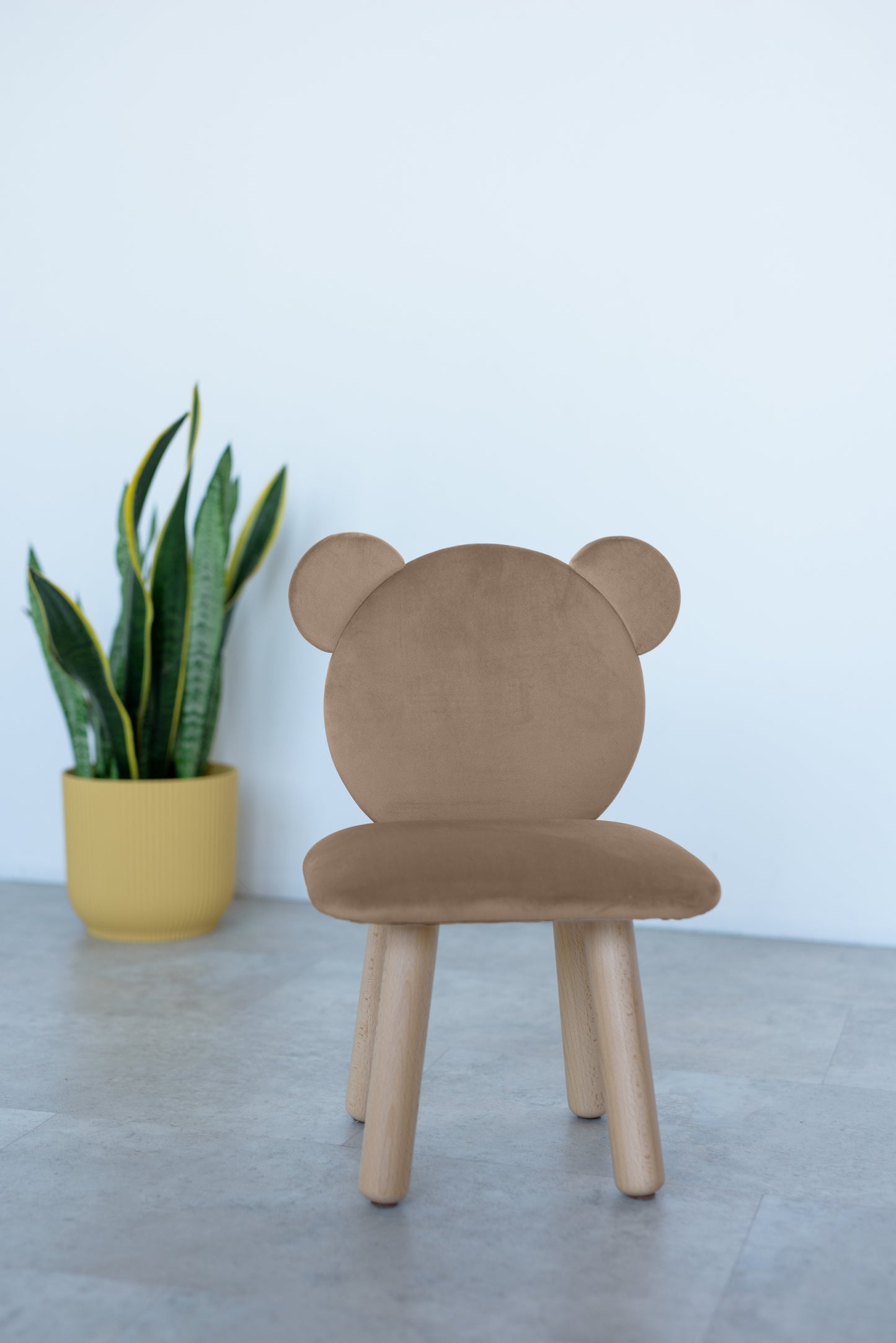 Children's soft chair Bear, 2-4 years old, 90-105 cm, Cappuccino