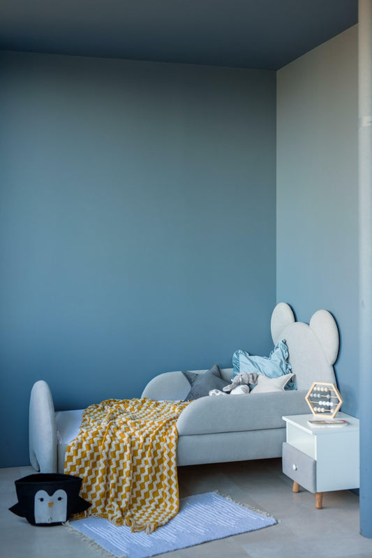 Children's bed Bear, size 80x160 cm, Gray