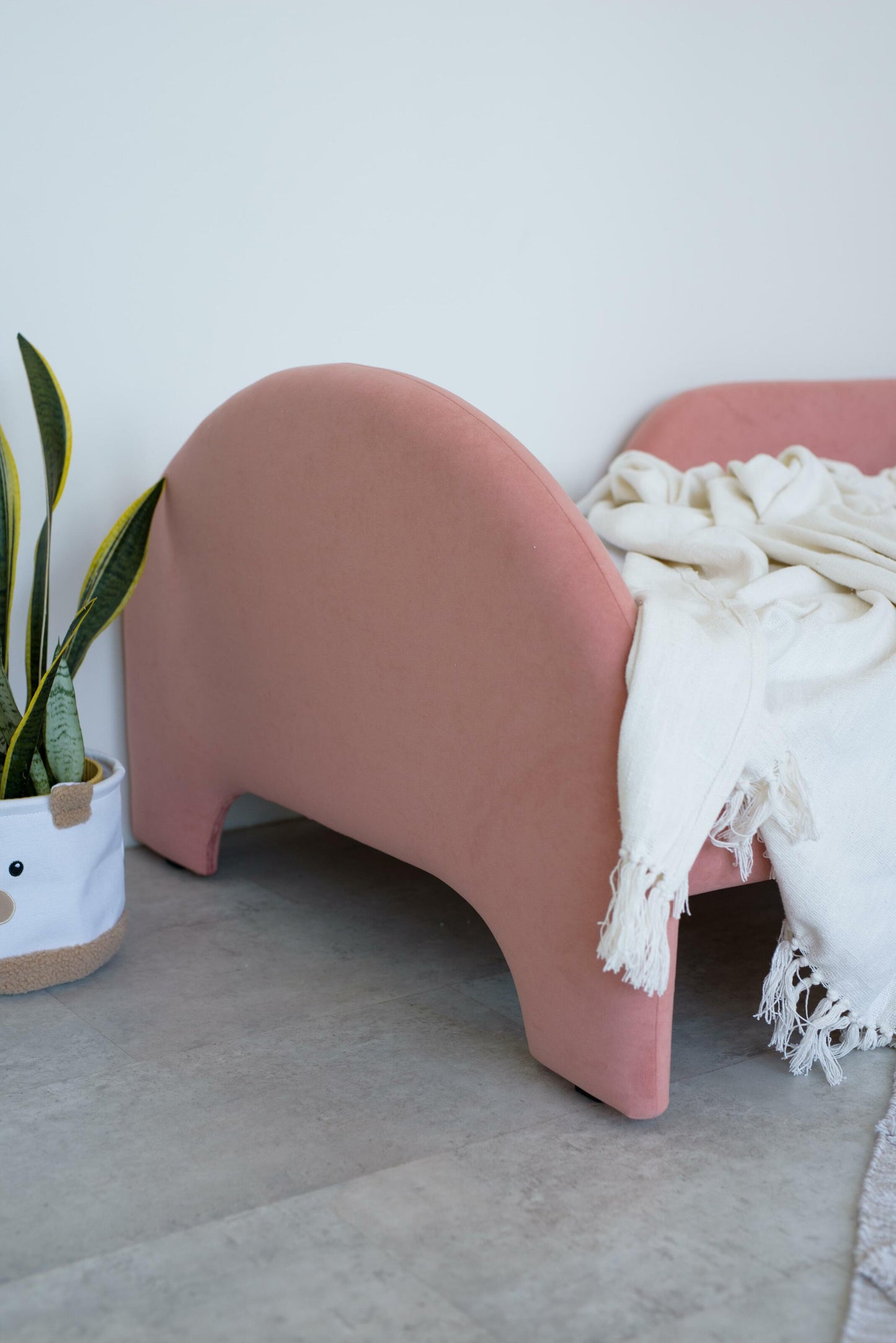 Children's bed Cat, size 80x160 cm, Pink