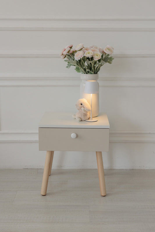 Dreamer Color bedside table, Milk