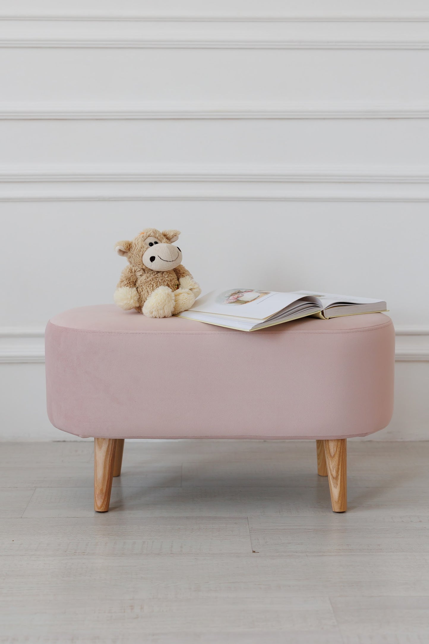 Children's soft bench, Peach
