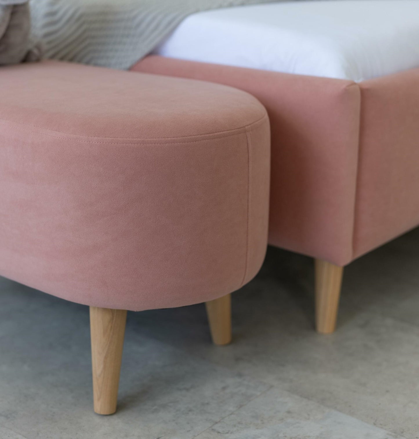 Children's soft bench, Pink