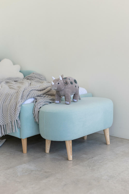 Children's soft bench, Bright blue