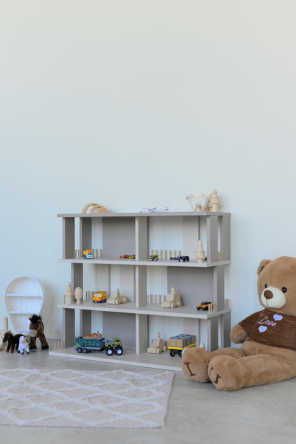Children's play parking, Beige