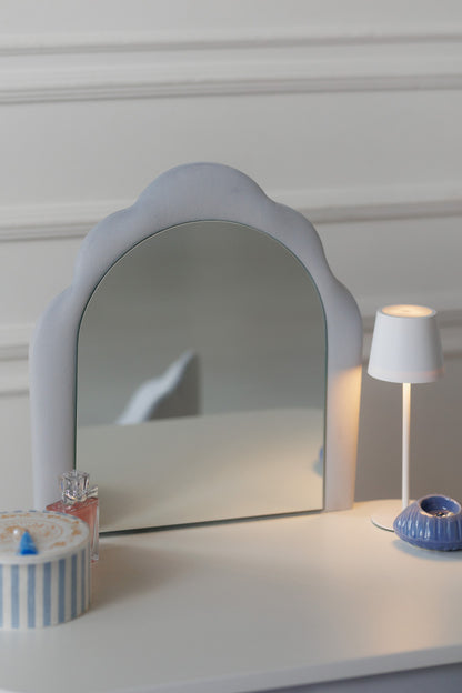 Meubelset: kinderkaptafel Ariel en fauteuil Schelp, 3-5 jaar, 105-115 cm, Zachtblauw — aanzicht 16