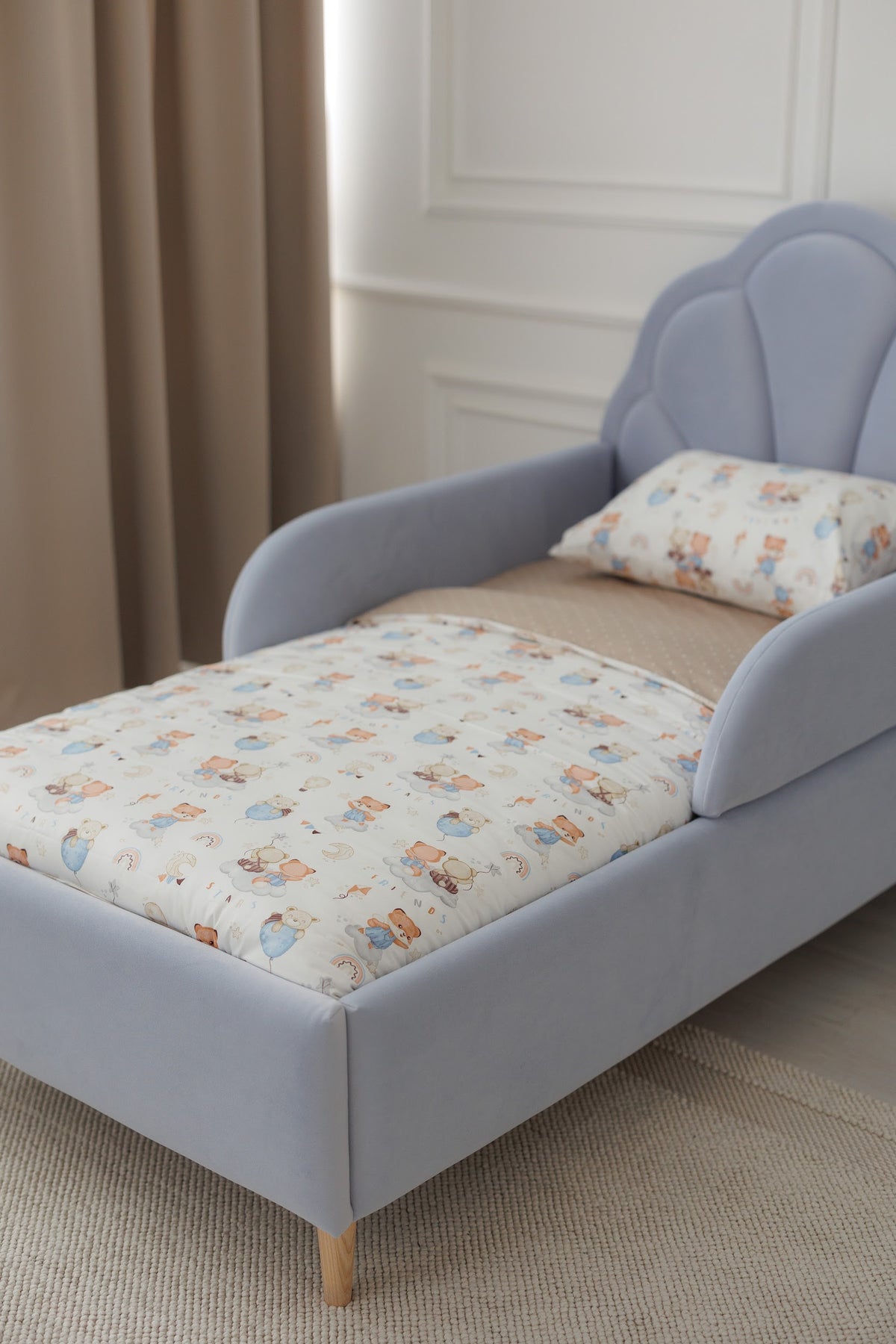 Children's bedding set Foxes, 90x200 cm — view 11