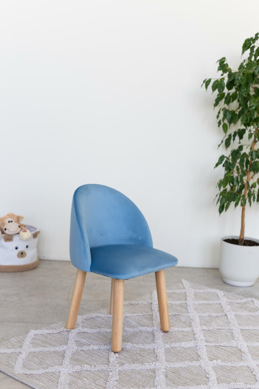 Children's armchair, 2-4 years old, 90-105 cm, Cyan
