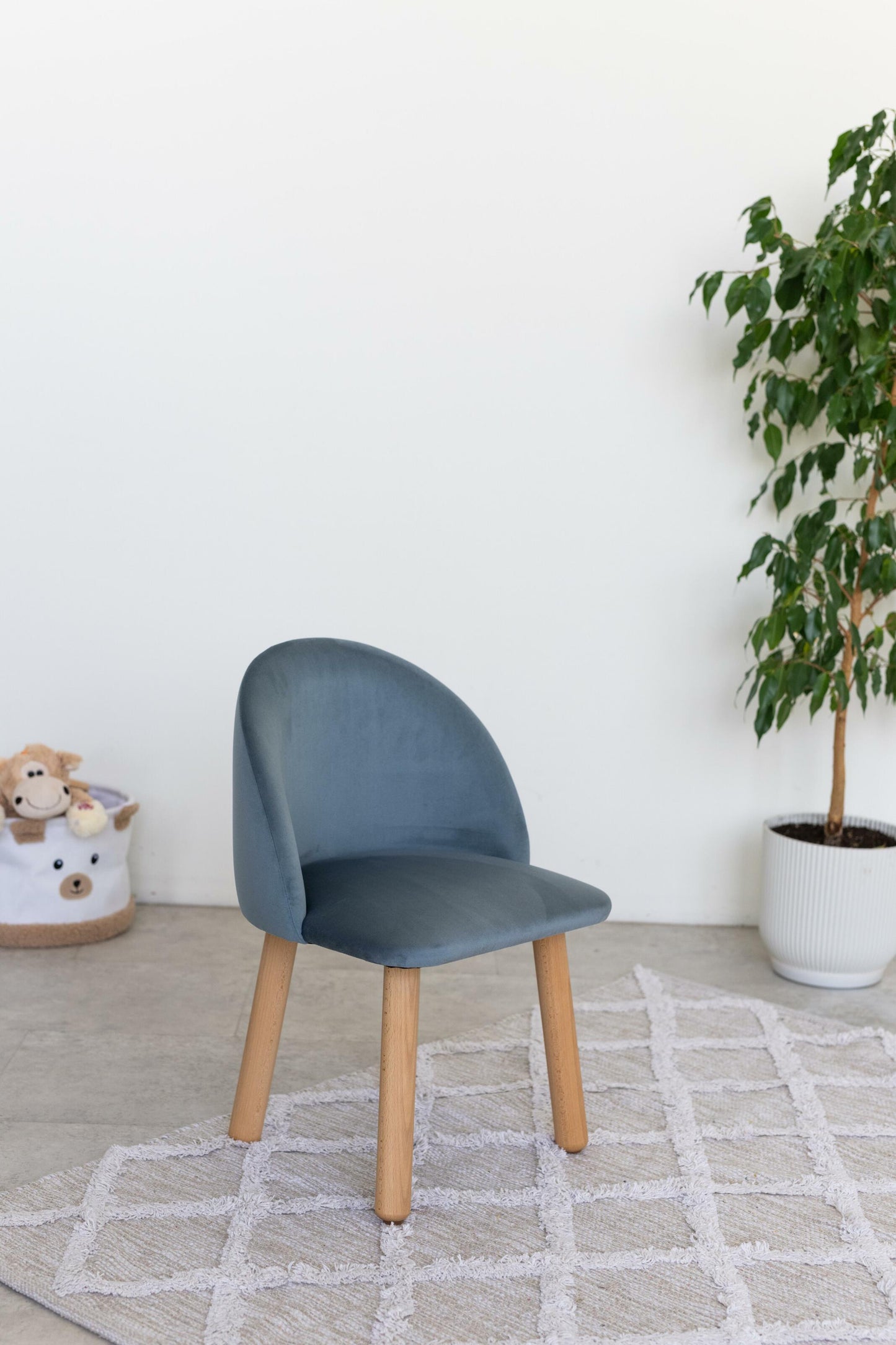 Children's armchair, 2-4 years old, 90-105 cm, Denim