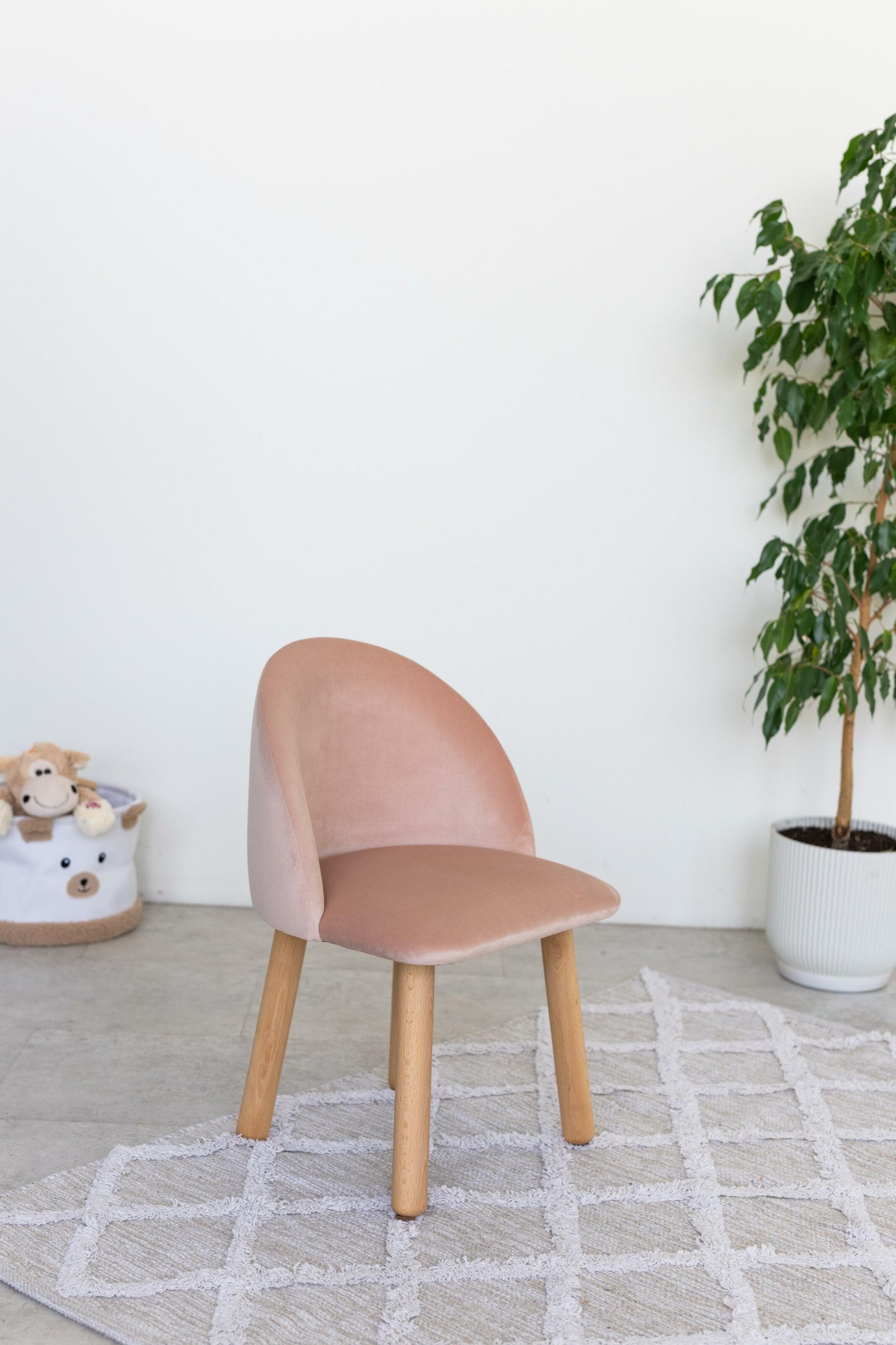 Children's armchair, 2-4 years old, 90-105 cm, Powdered