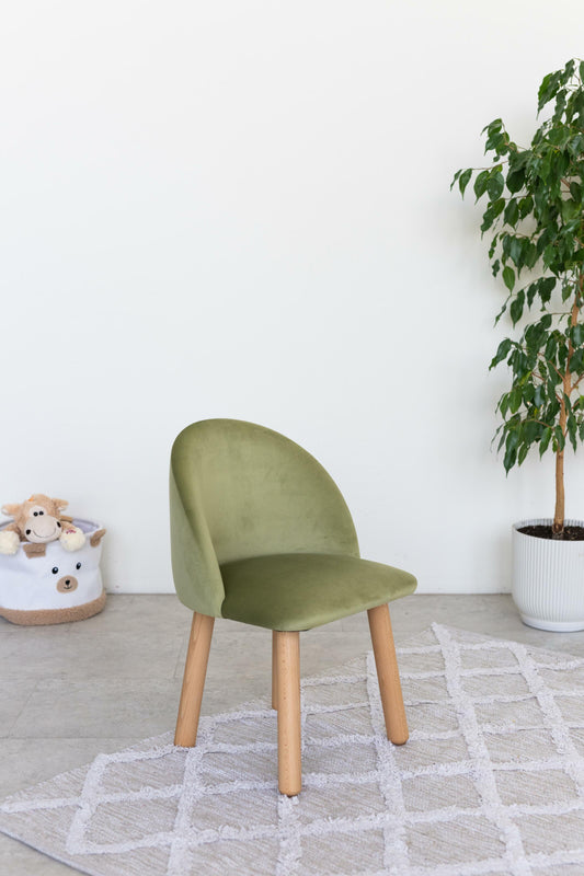 Children's armchair, 5-7 years old, 115-125 cm, Olive