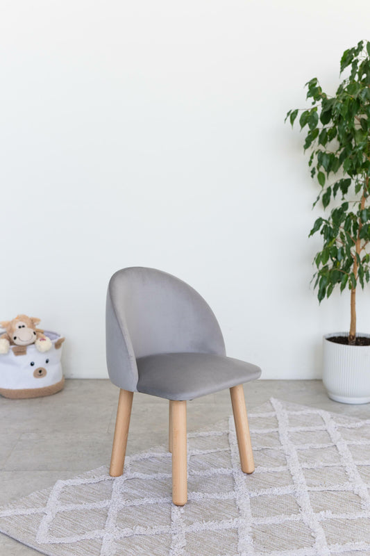 Children's armchair, 5-7 years old, 115-125 cm, Gray