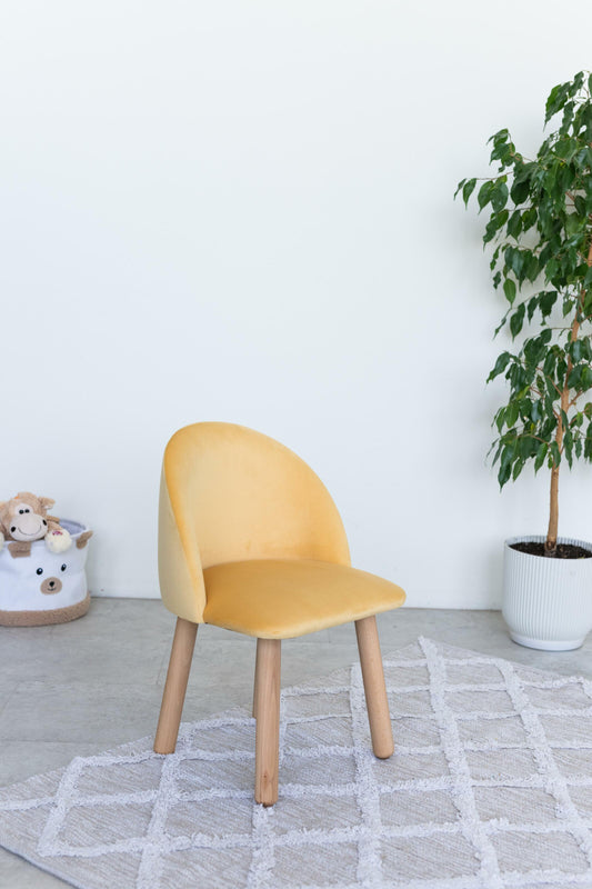 Children's armchair, 5-7 years old, 115-125 cm, Yellow