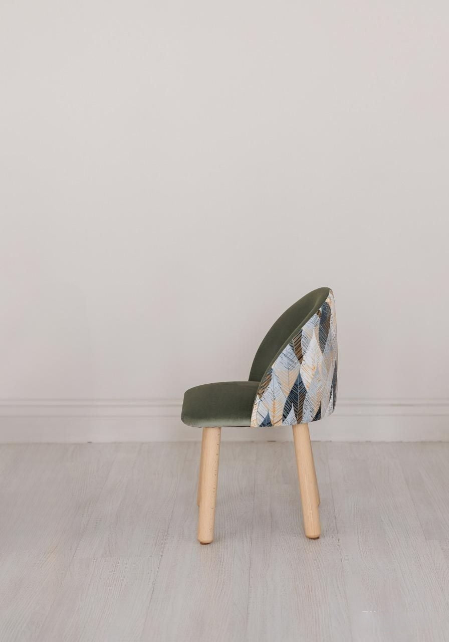 Children's armchair, 2-4 years old, 90-105 cm, Dark olive