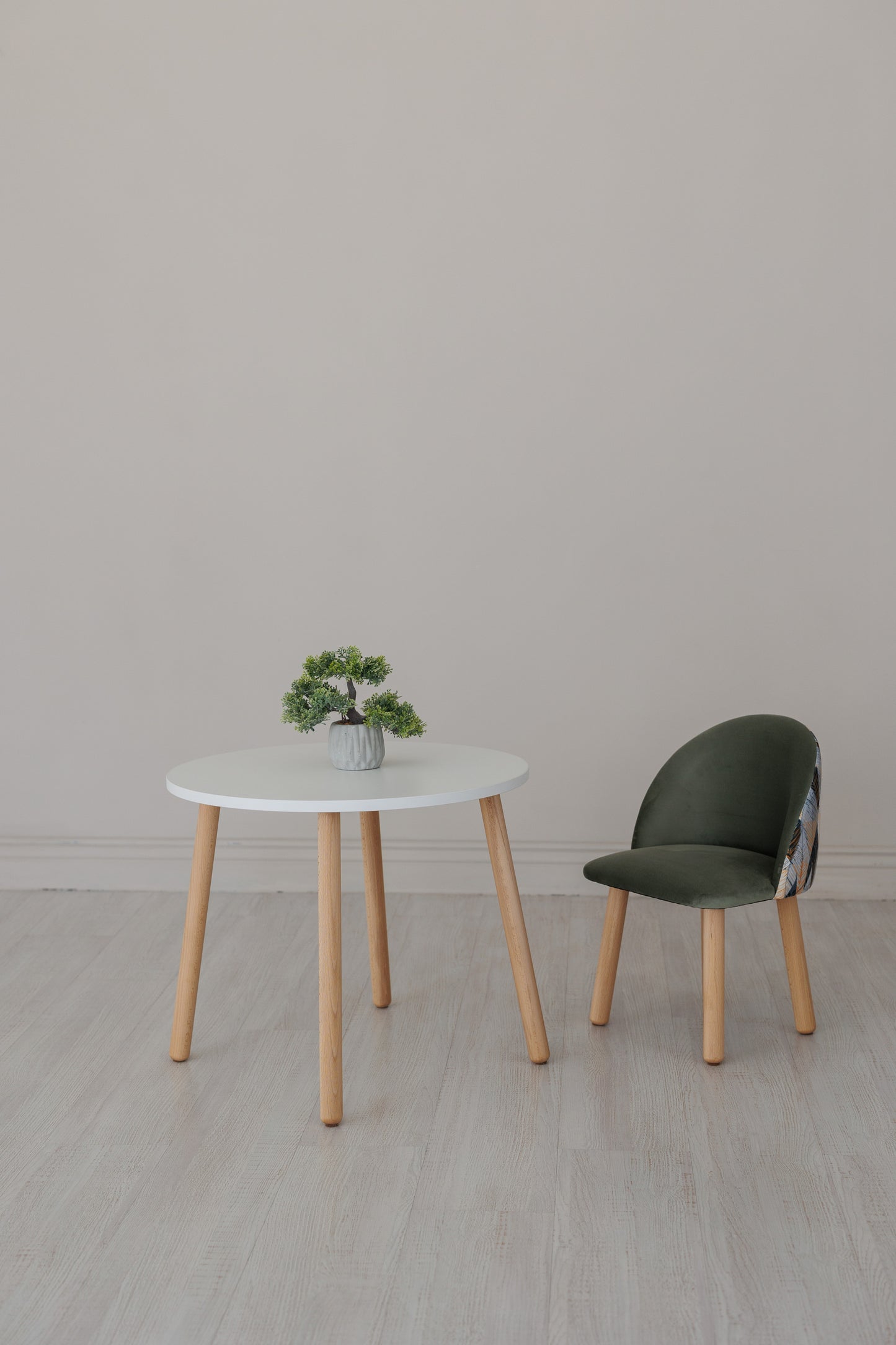 Children's armchair, 2-4 years old, 90-105 cm, Dark olive