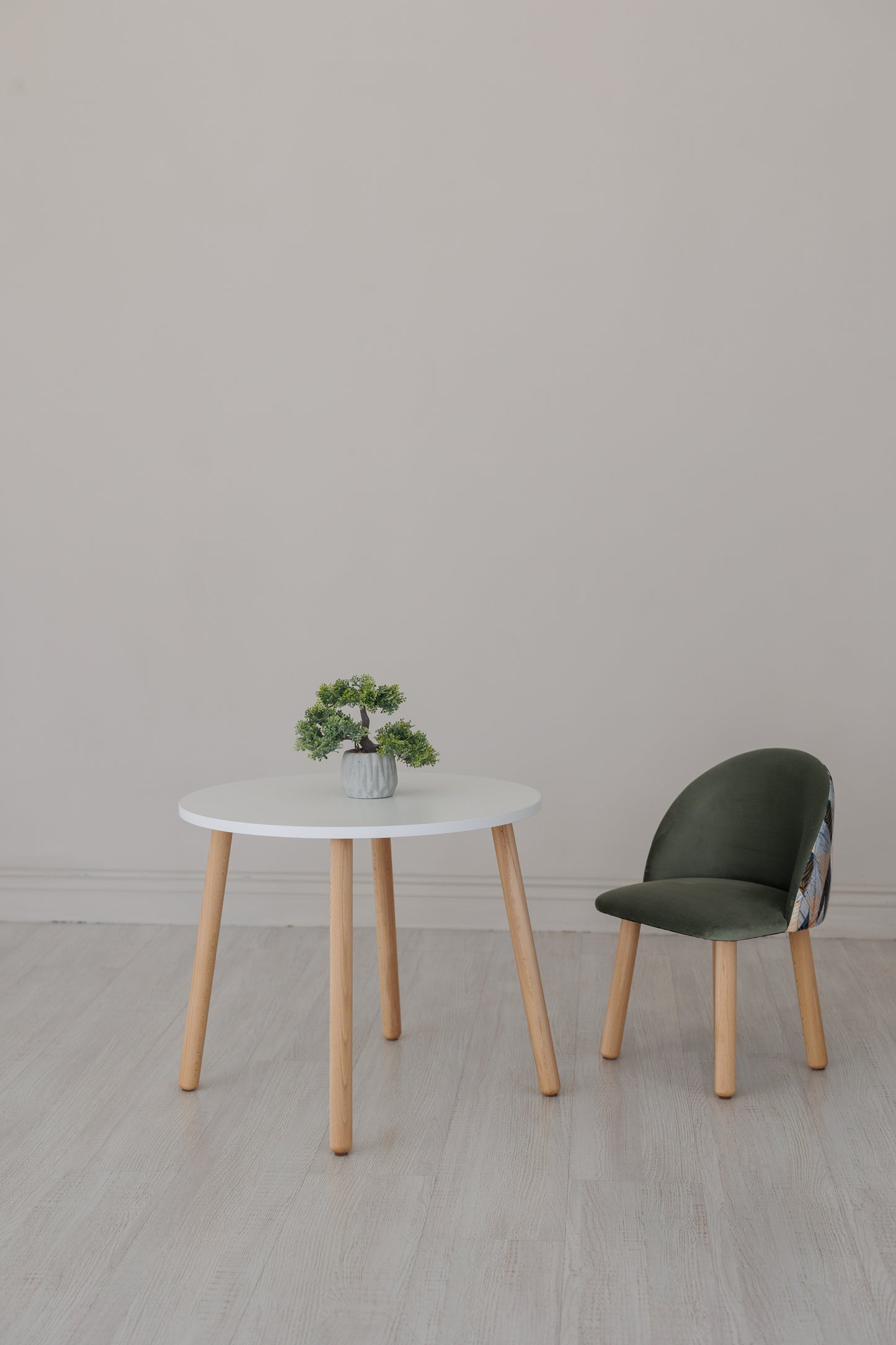 Children's armchair, 3-5 years old, 105-115 cm, Dark olive