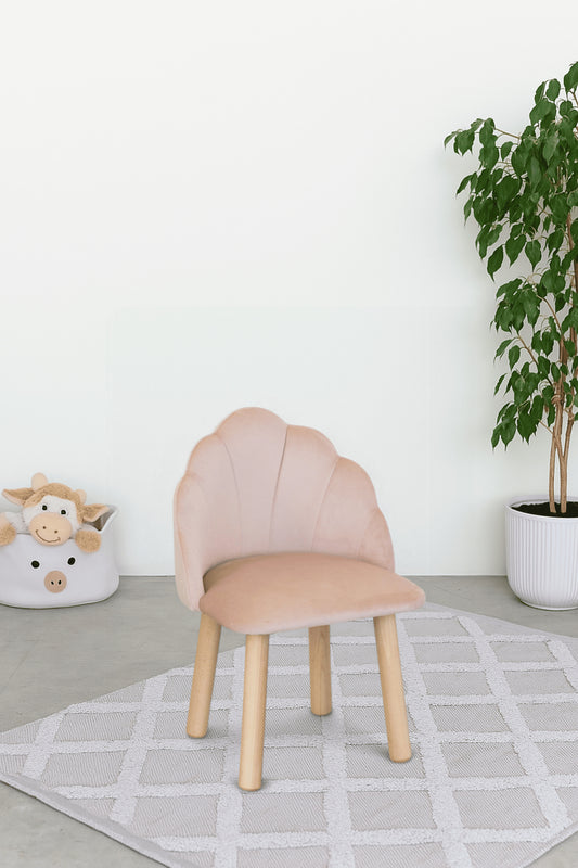 Children's armchair Seashell, 2-4 years old, 90-105 cm, Powdered