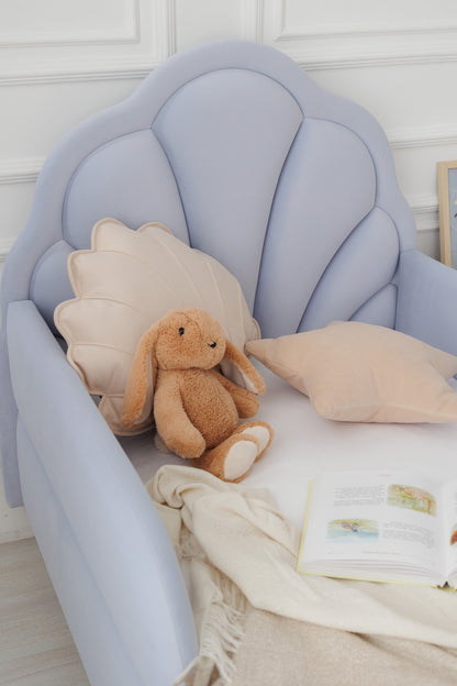 Children's bed Ariel, size 80x190 cm, Silver Blue — view 4