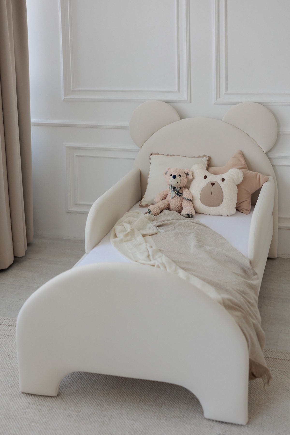 Children's bed Bear, size 90x190 cm, Warm Milk — view 12