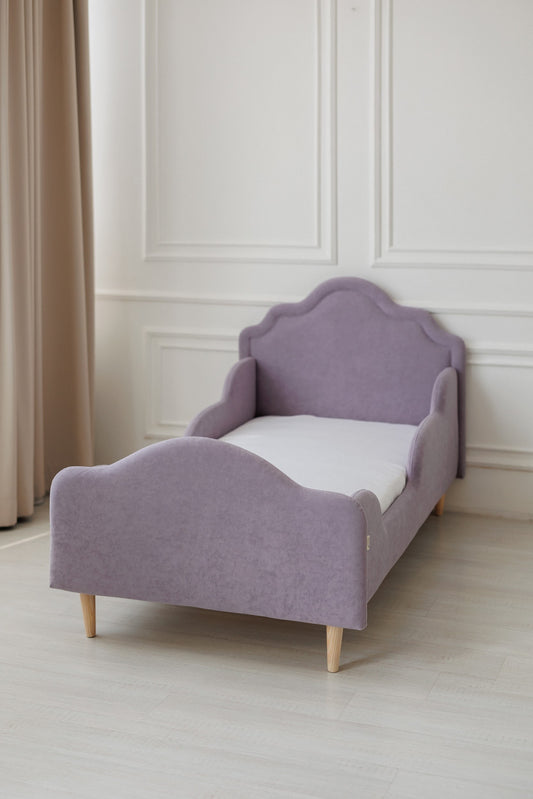 Children's bed with mattress Amelie, Lilac