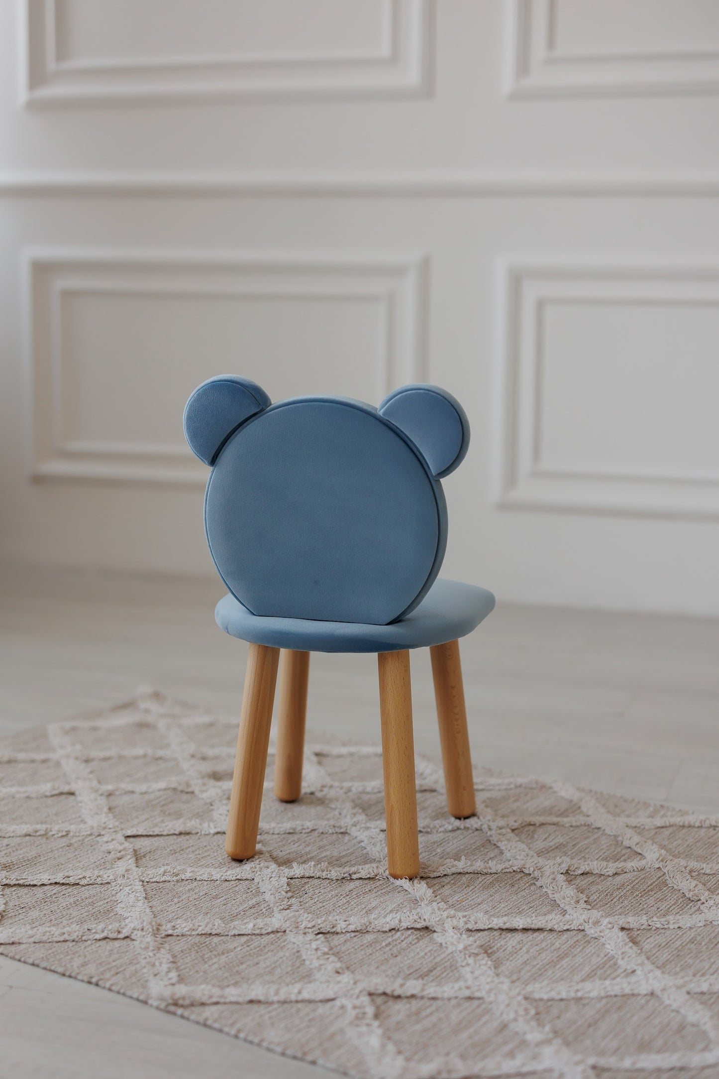 Children's soft chair Bear, 2-4 years old, 90-105 cm, Cyan