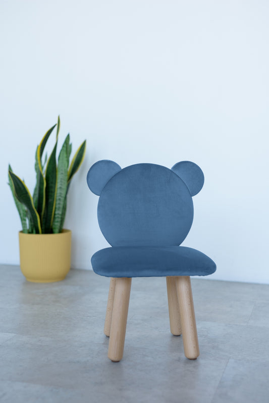 Children's soft chair Bear, 2-4 years old, 90-105 cm, Denim