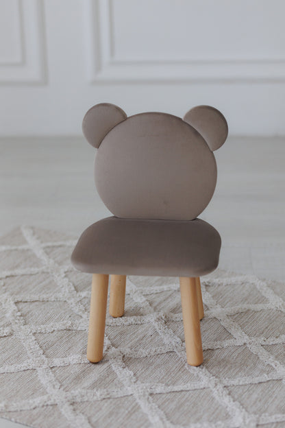 Children's soft chair Bear, 2-4 years old, 90-105 cm, Cappuccino