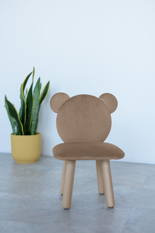 Children's soft chair Bear, 2-4 years old, 90-105 cm, Cappuccino