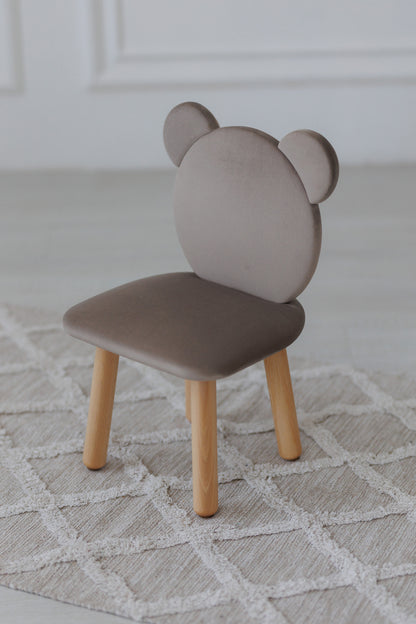 Children's soft chair Bear, 2-4 years old, 90-105 cm, Cappuccino