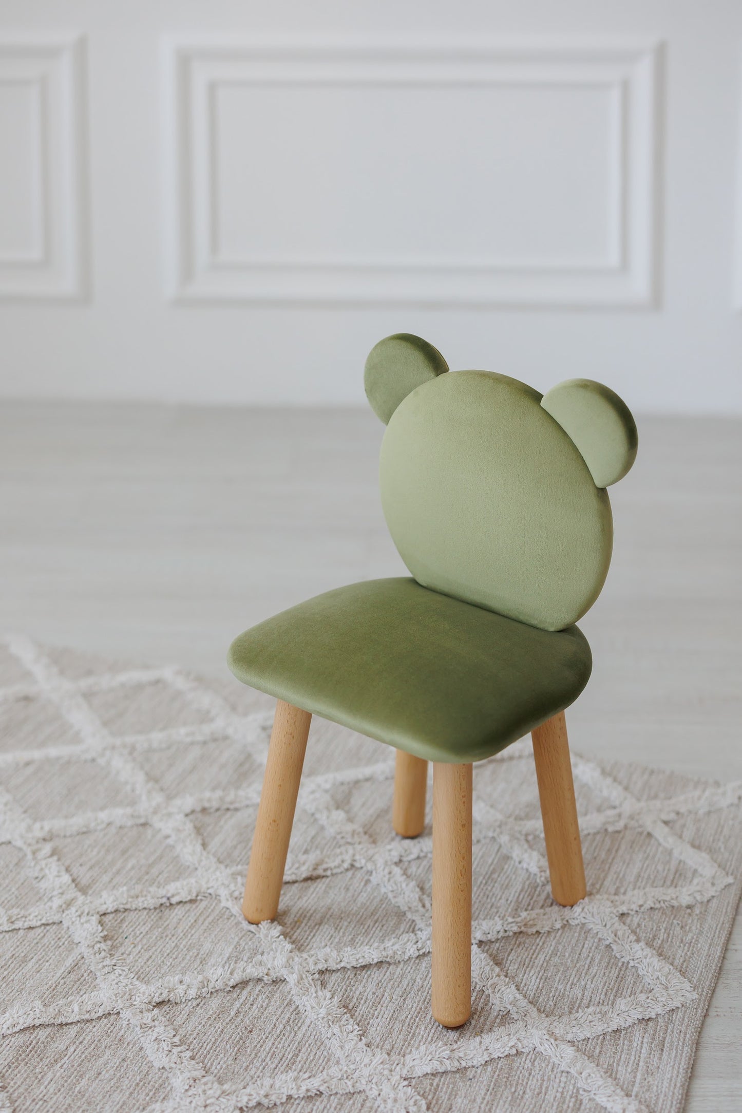 Children's soft chair Bear, 2-4 years old, 90-105 cm, Olive