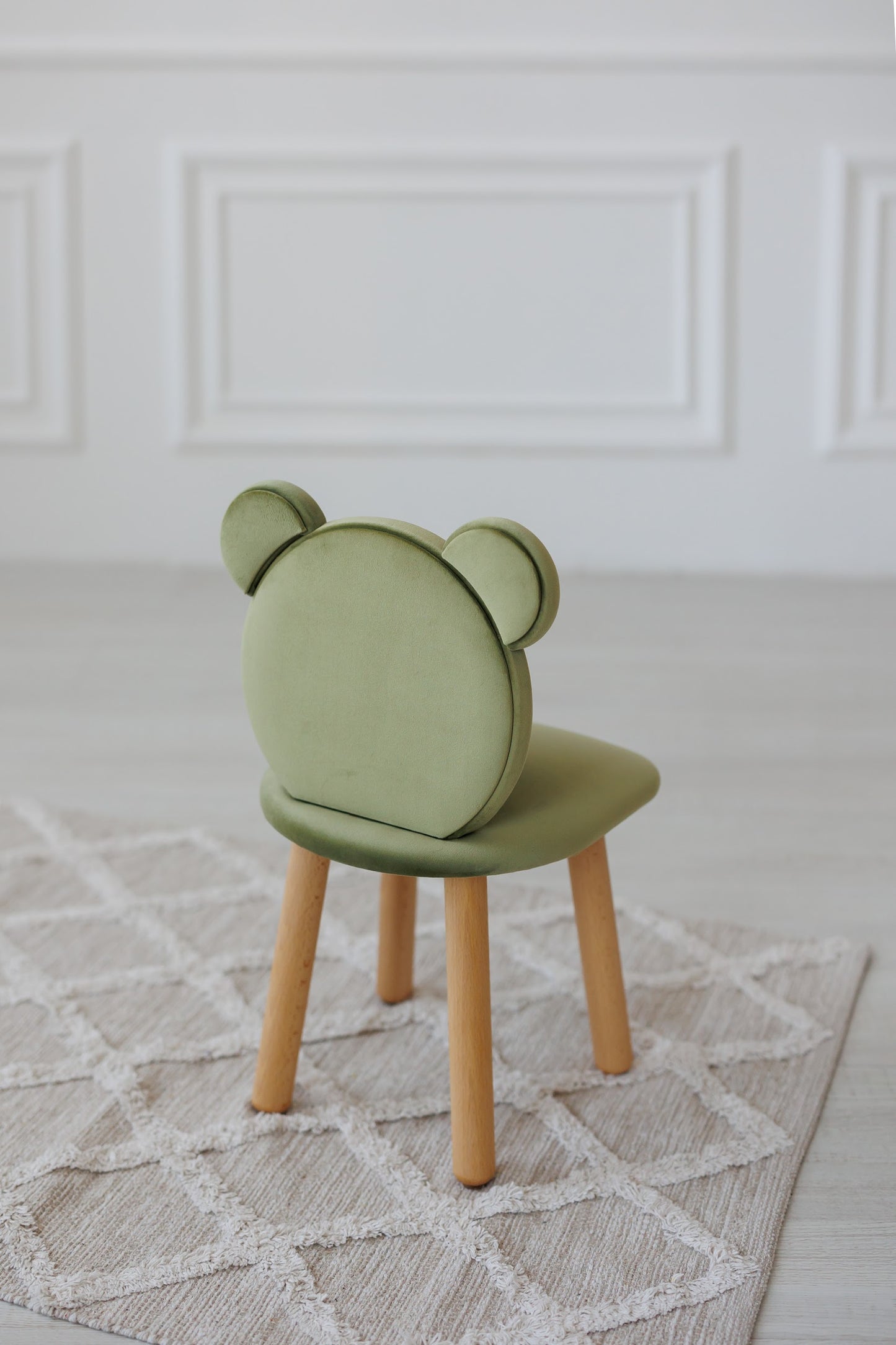 Children's soft chair Bear, 3-5 years old, 105-115 cm, Olive