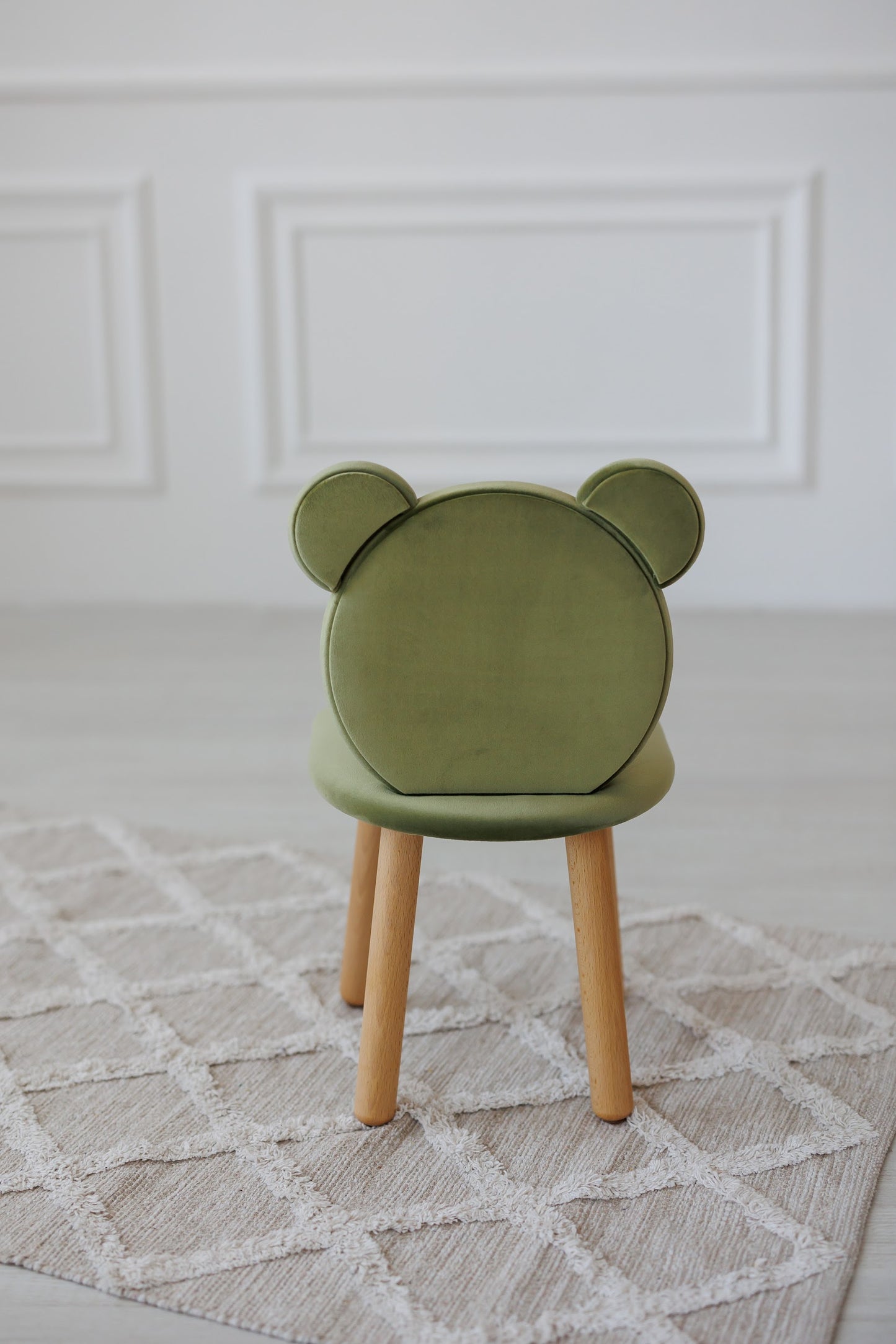 Children's soft chair Bear, 5-7 years old, 115-125 cm, Olive