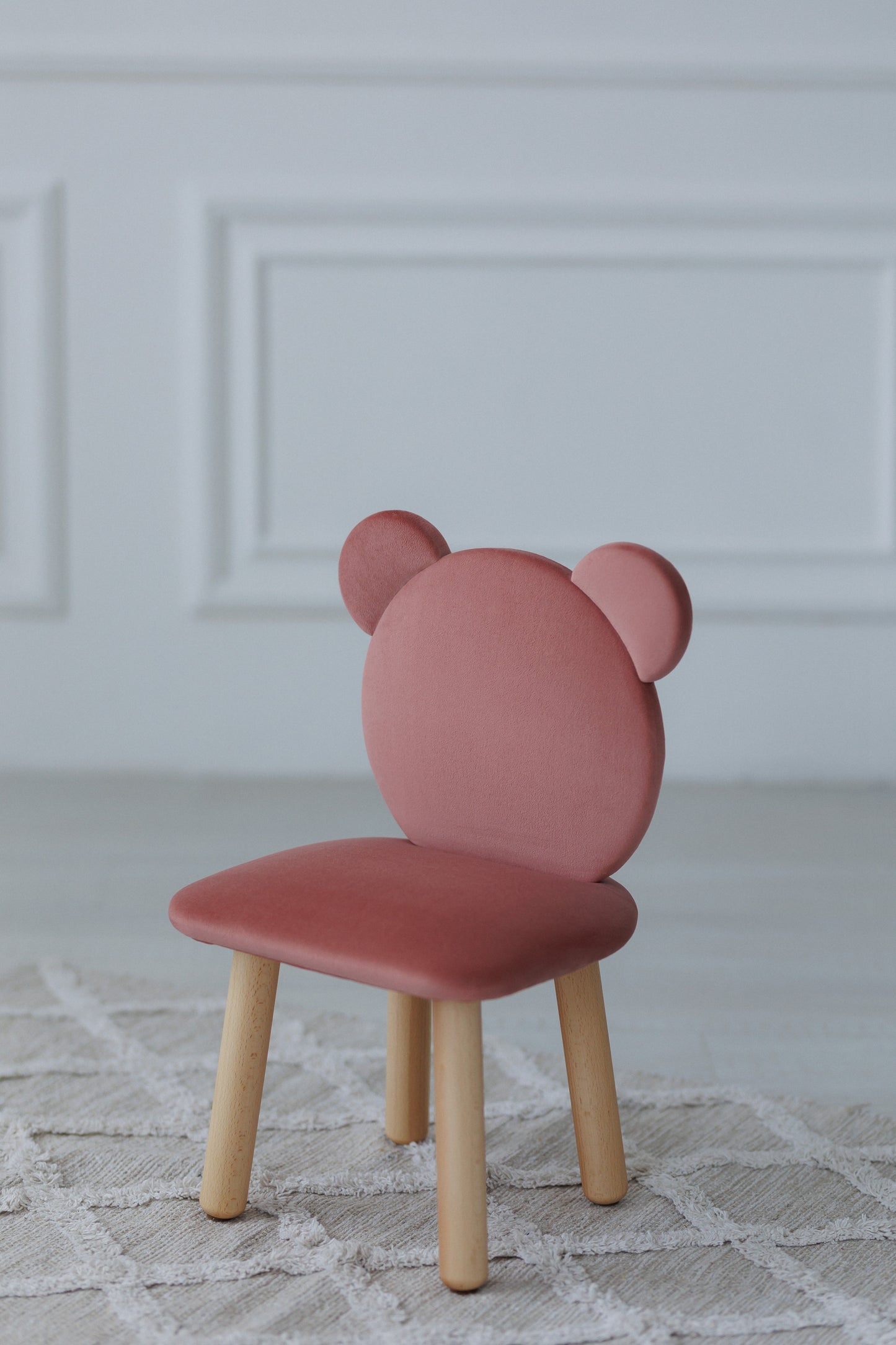 Children's soft chair Bear, 2-4 years old, 90-105 cm, Pink