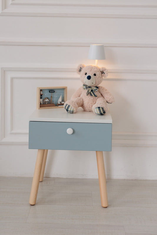 Dreamer Color bedside table, Light Blue